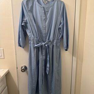 Elegant Blue Women's Dress